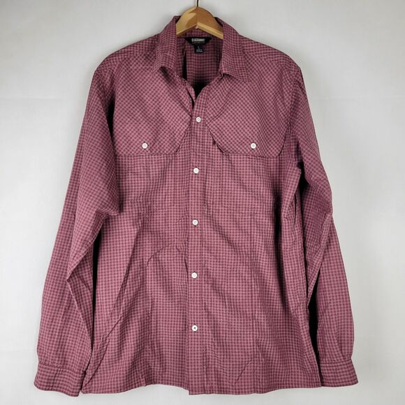 BLACKHAWK! Tactical CCW Shirt Mens Large Red Plaid Long Sleeve Button Up - Picture 2 of 13